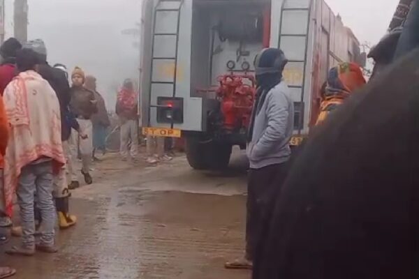 गावपुर में गोदाम में लगी आग में झुलस कर अधेड़ की मौत